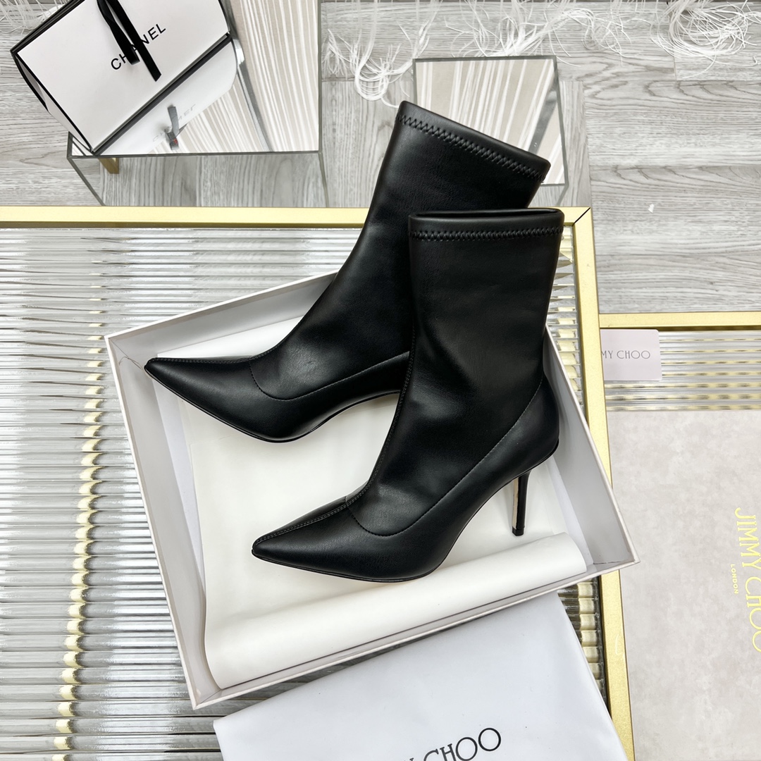 ROSE Ankle Boots by Jimmy Choo: Italian-made, Comfortable and Fashionable, Size 35-39. - 图片 5