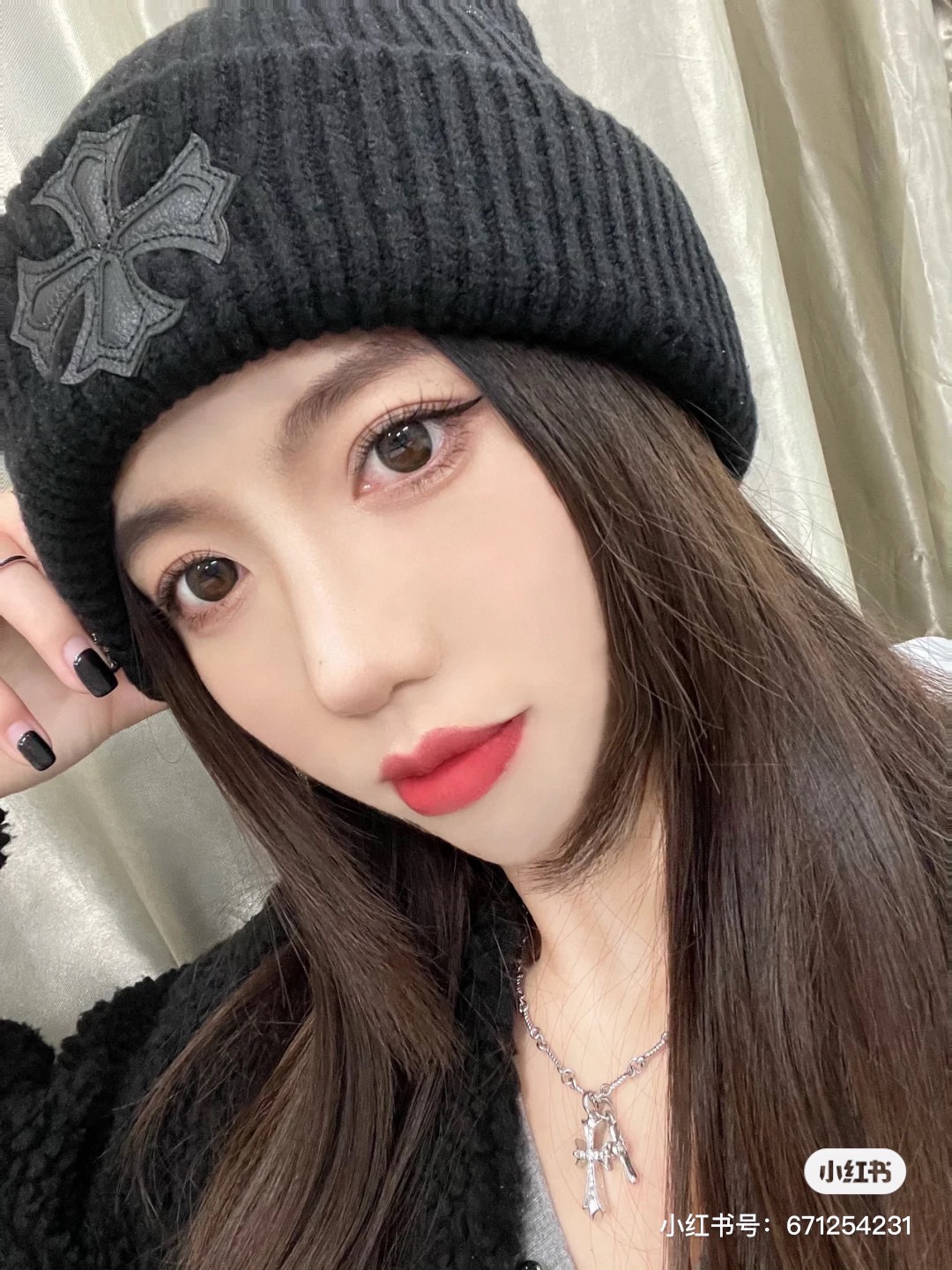 [Chrome Hearts Hats]Not packaged Kroos Heart Knitted Hat It