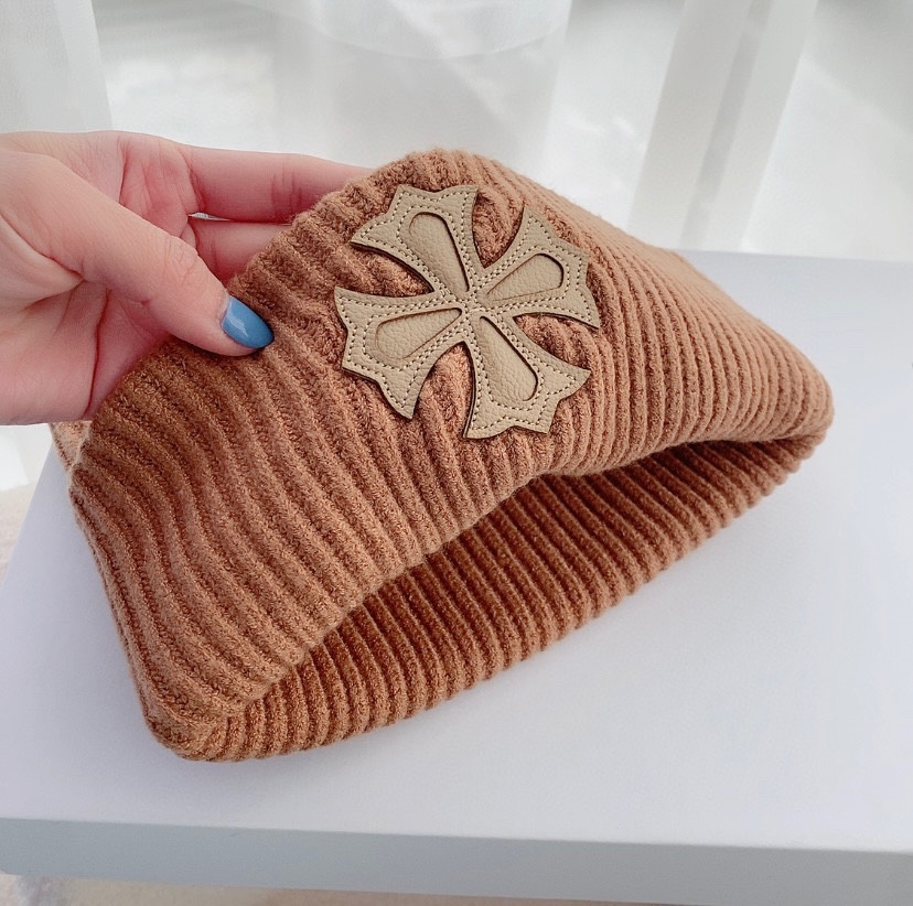 [Chrome Hearts Hats]Not packaged Kroos Heart Knitted Hat It