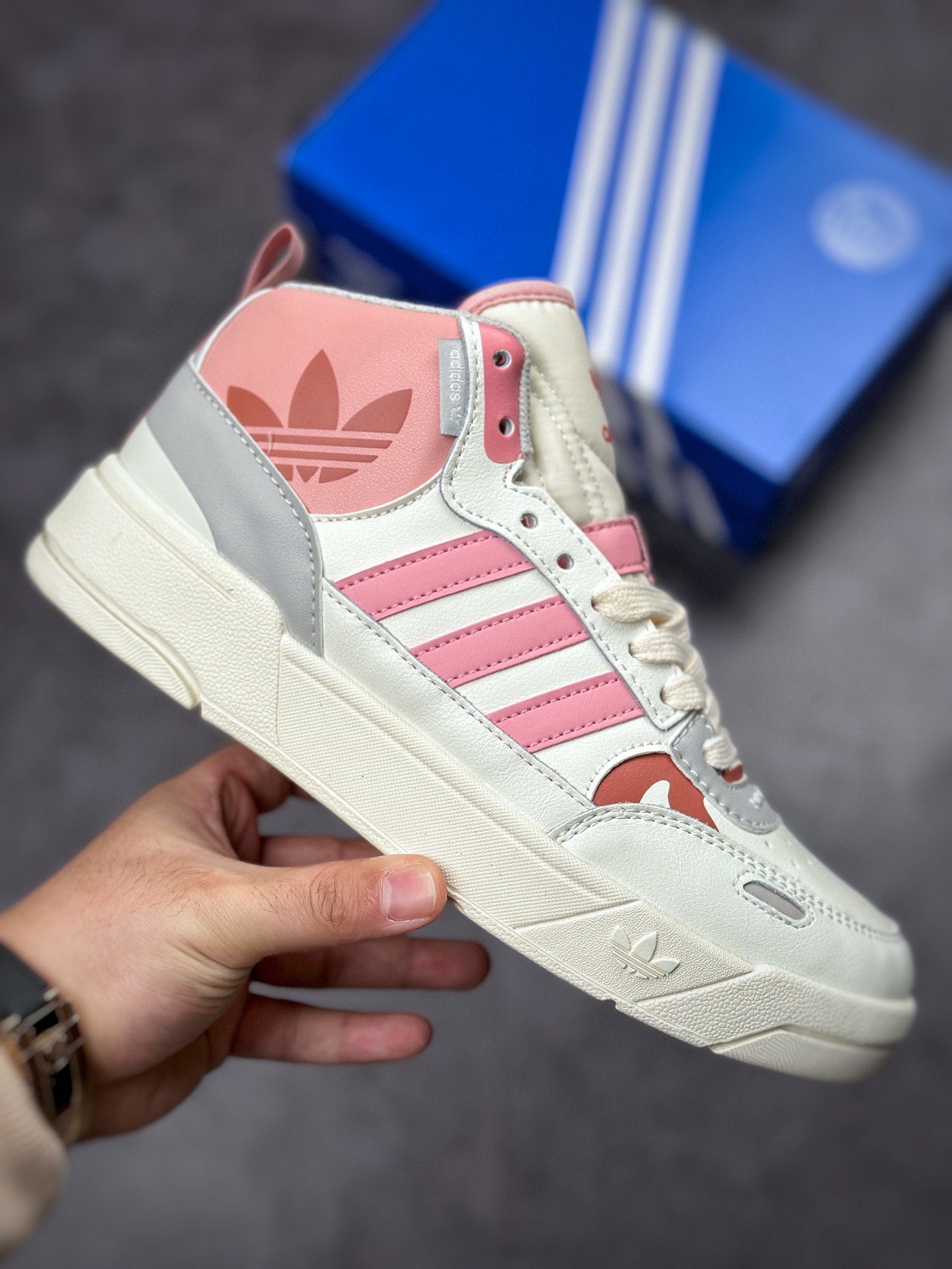 190 adidas Originals Post UP 中邦阿迪达斯三叶草实拍首发ID4084