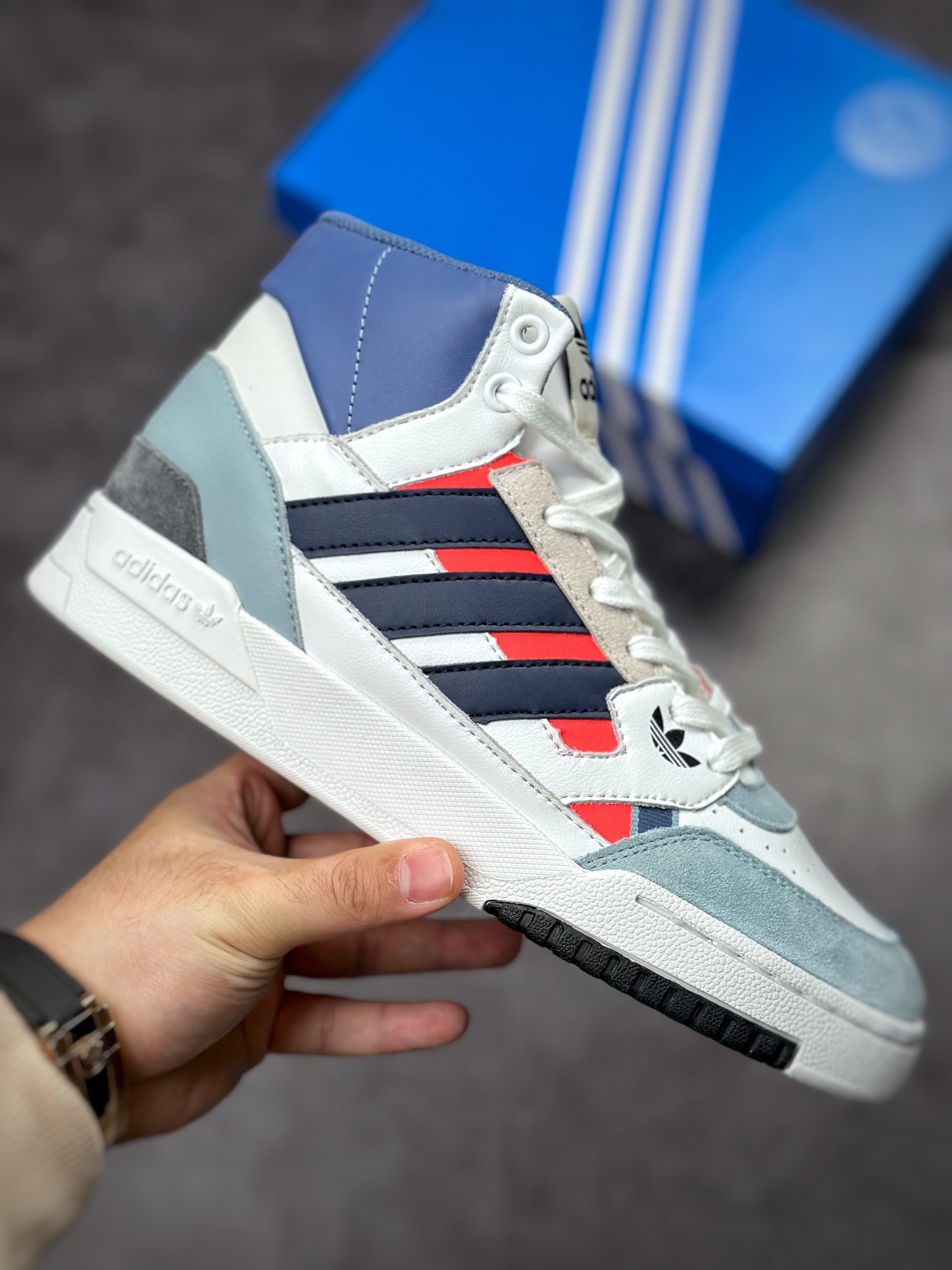 220 海外渠道版 原盒原标 Adidas Drop Step SE 高帮 GV9448