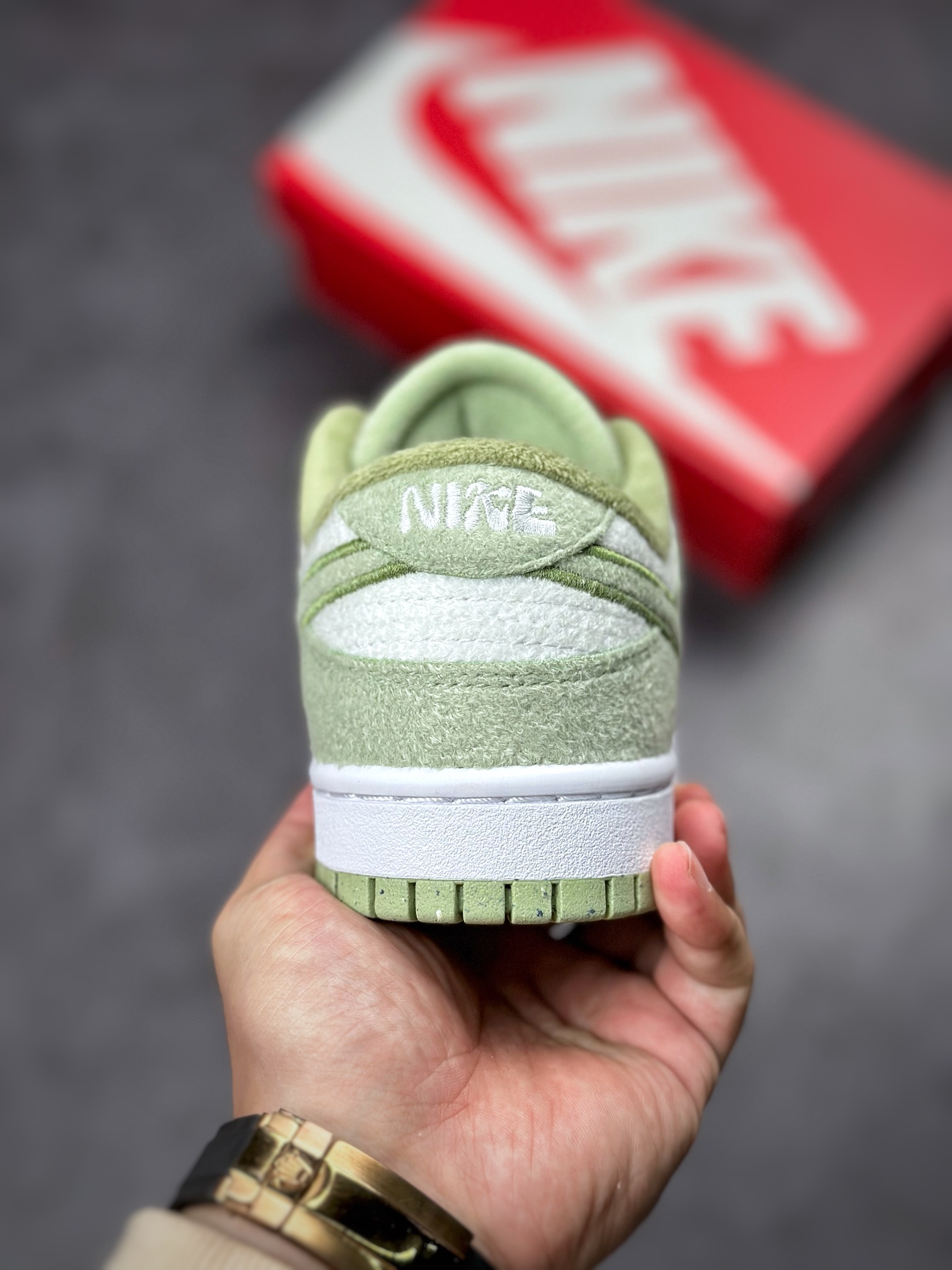 280 Nike SB Dunk Low "Fleece" 白绿羊毛DQ7579-300