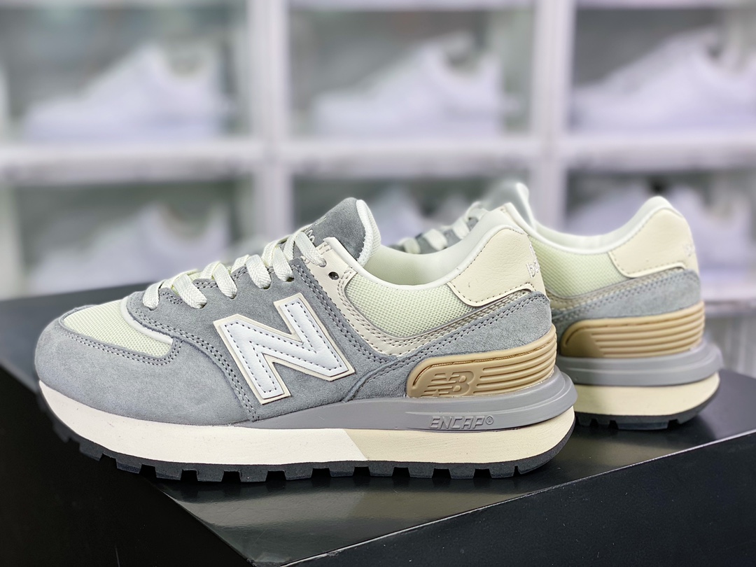 NB U574 Upgraded Series Low Top Retro Casual Sports Jogging Shoes ”Yuanzu Gray Beige” U574LGRG