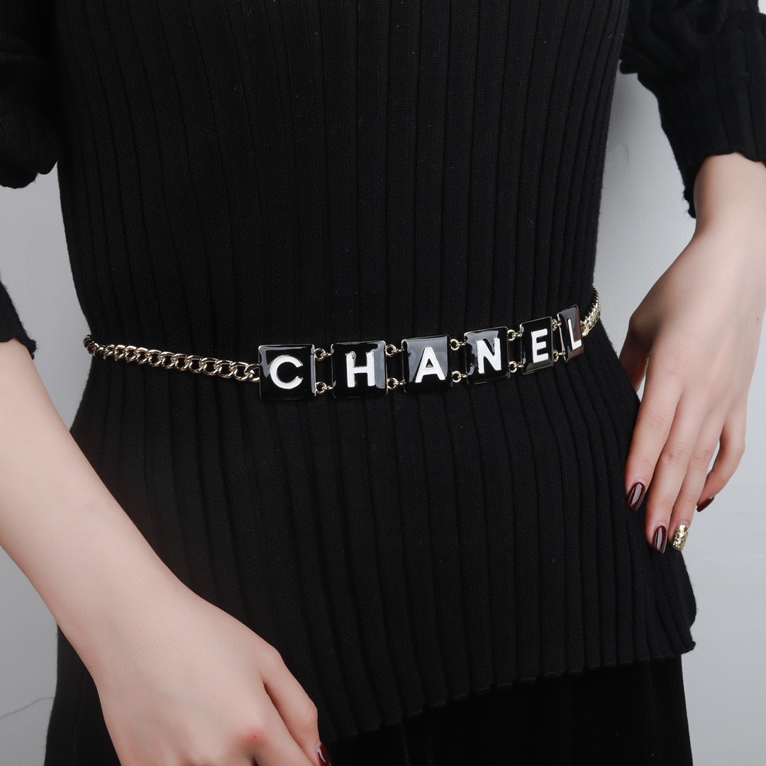 小香 Chanel 新品腰链 代购级别 一比一品质 香奈鹅 系列 经典cc logo 风格高级百搭 高级