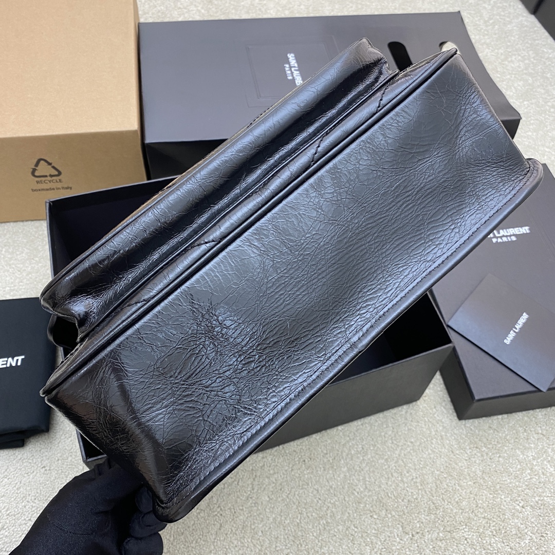 Saint Laurent 油腊黑皮/古银