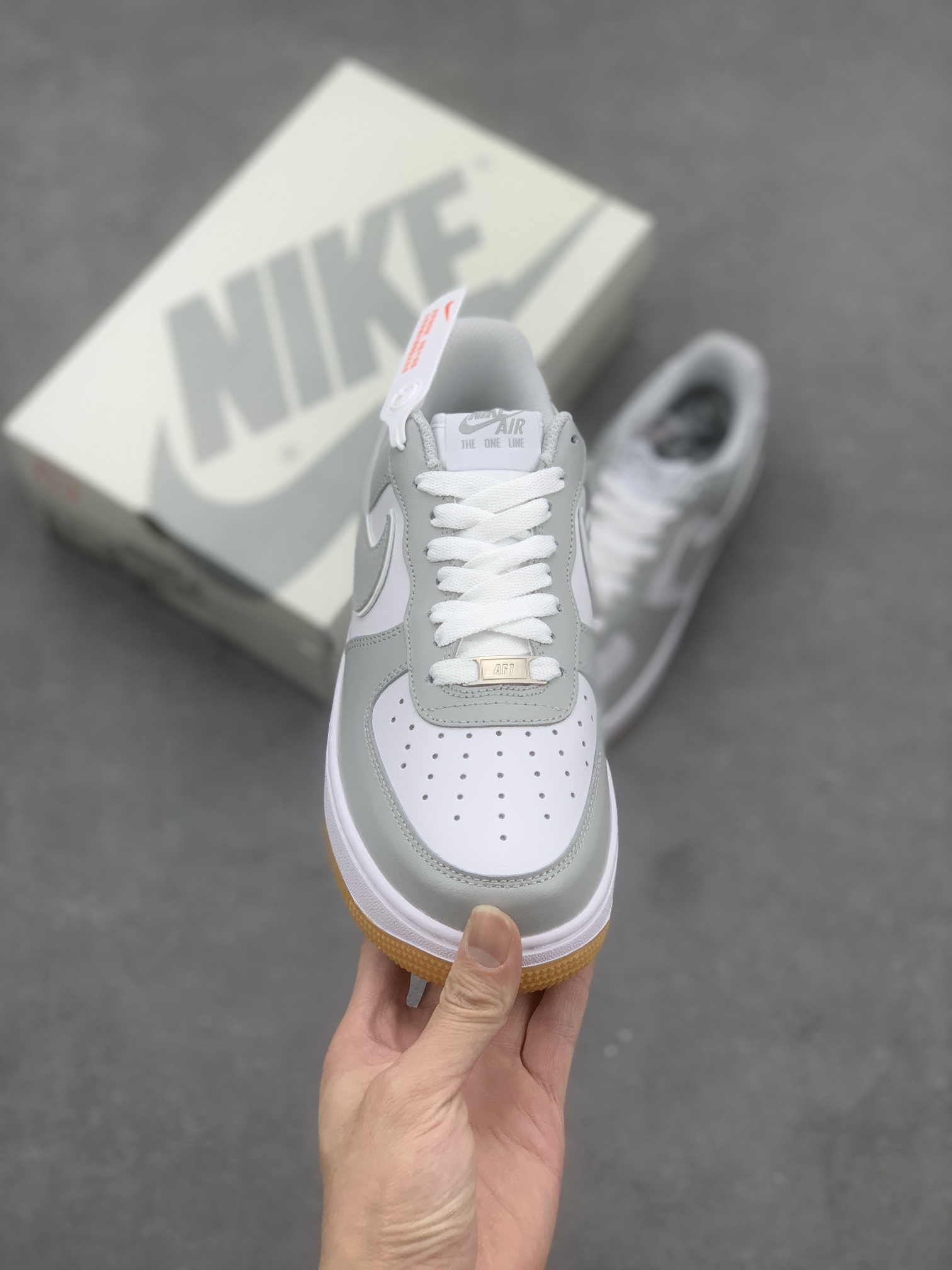 Nike Air Force 1 '07 Low Grey White Gum Sole Casual Shoes AW2296-001 3 i1670399304 2006 1