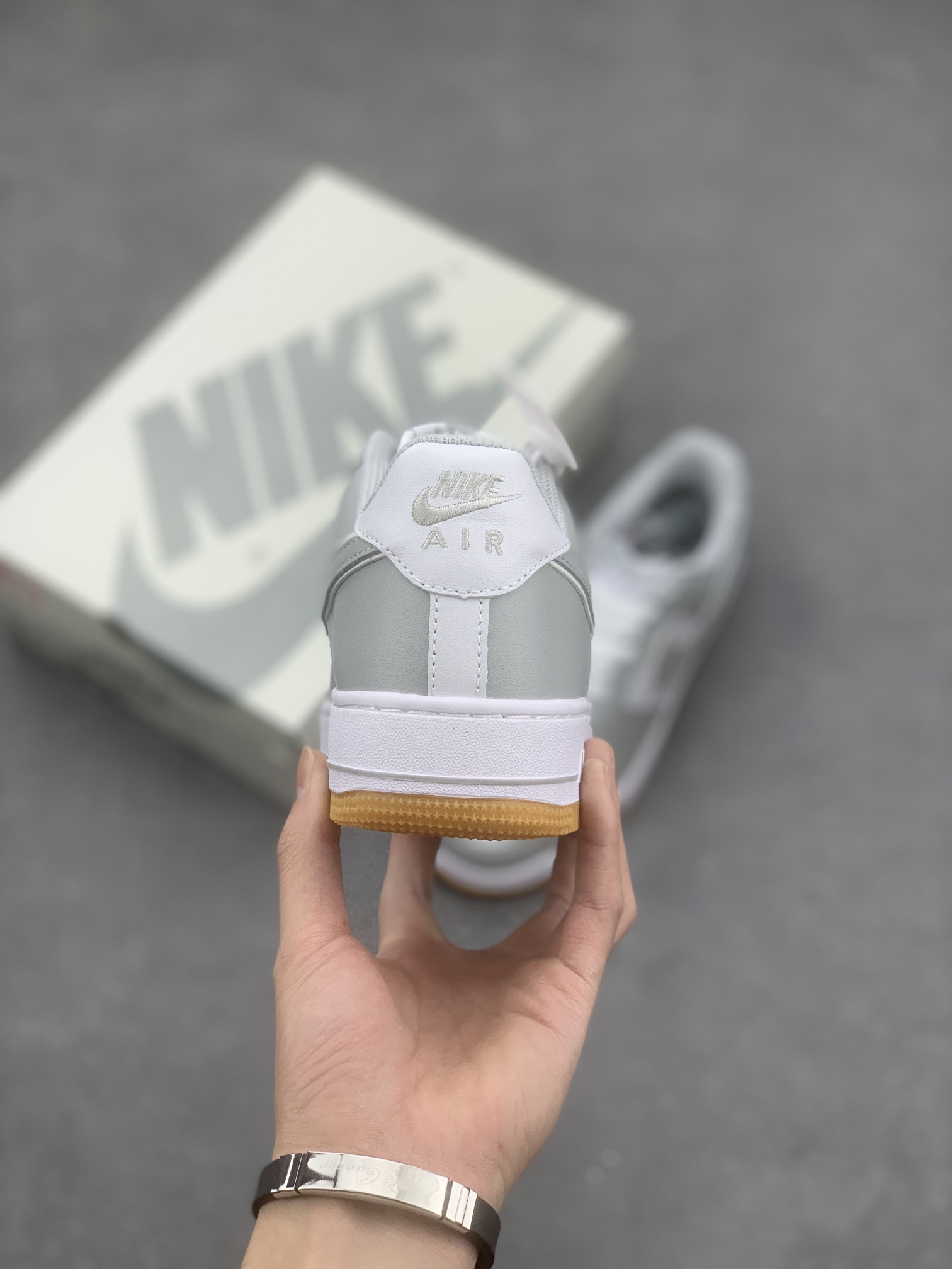 Nike Air Force 1 '07 Low Grey White Gum Sole Casual Shoes AW2296-001 5 i1670399304 4191 3