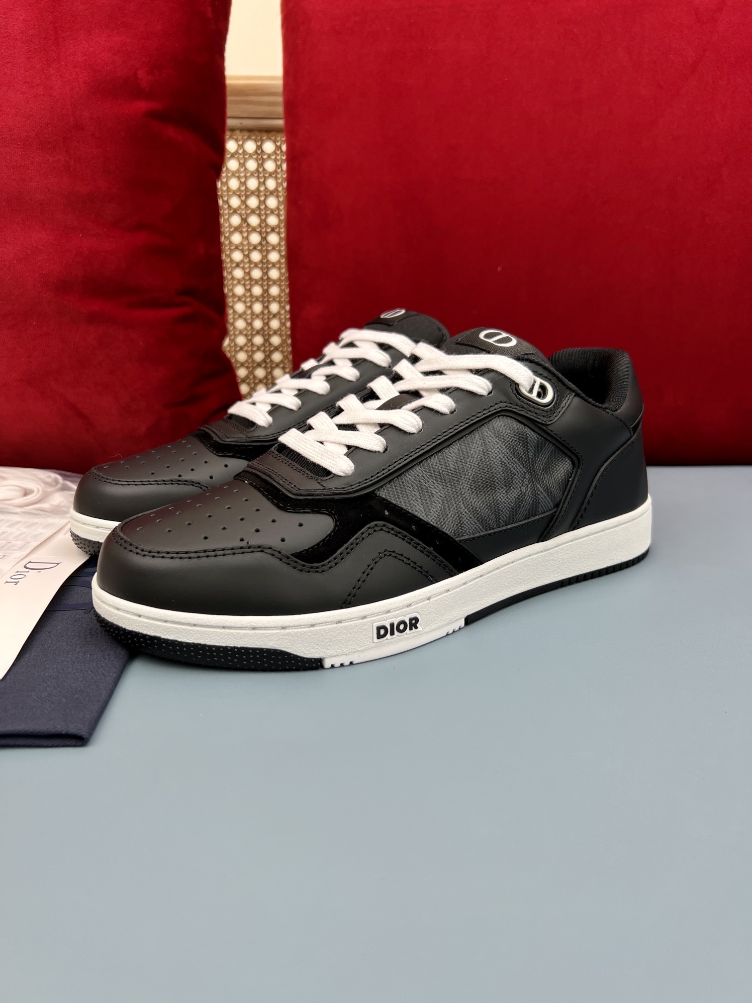 情侣款 黑色👫出厂价、Dior 迪奥B27最新款板鞋运动鞋 7