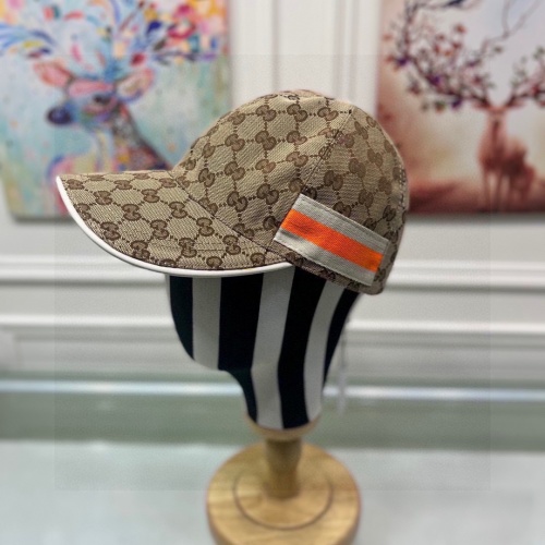 Gucci Baseball Cap Classic GG Monogram Adjustable Hat with Box and Dust Bag 1 Gucci Baseball Cap Classic GG Monogram Adjustable Hat with Box and Dust Bag