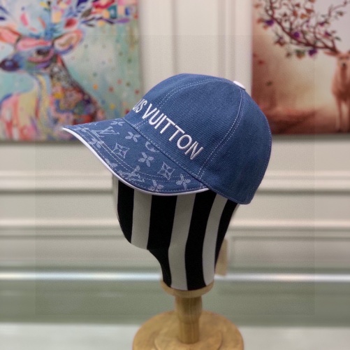 Louis Vuitton Baseball Cap Monogram Denim Adjustable Hat 1 Louis Vuitton Baseball Cap Monogram Denim Adjustable Hat