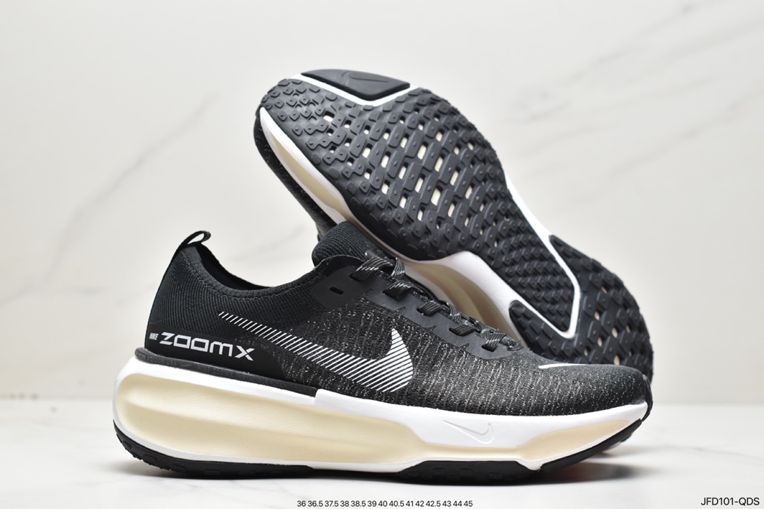 170 耐克NIKE ZOOMX INVINCIBLE RUN FK3 短跑马拉松系带系列轻量休闲运动慢跑鞋 DR2615-001