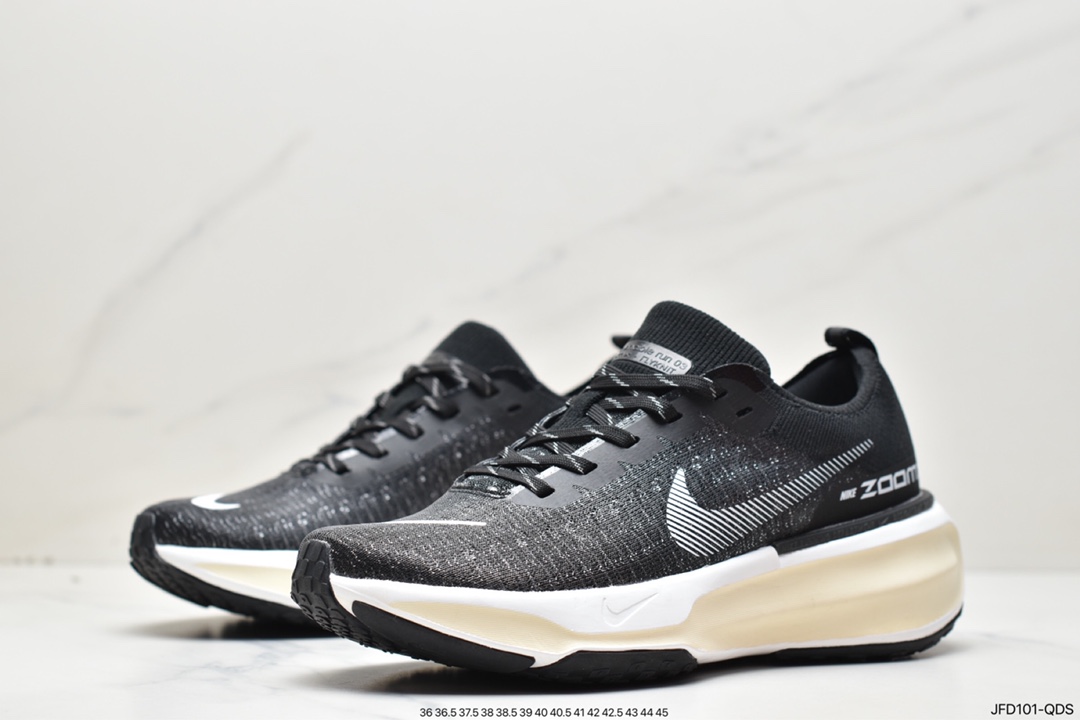 170 耐克NIKE ZOOMX INVINCIBLE RUN FK3 短跑马拉松系带系列轻量休闲运动慢跑鞋 DR2615-001