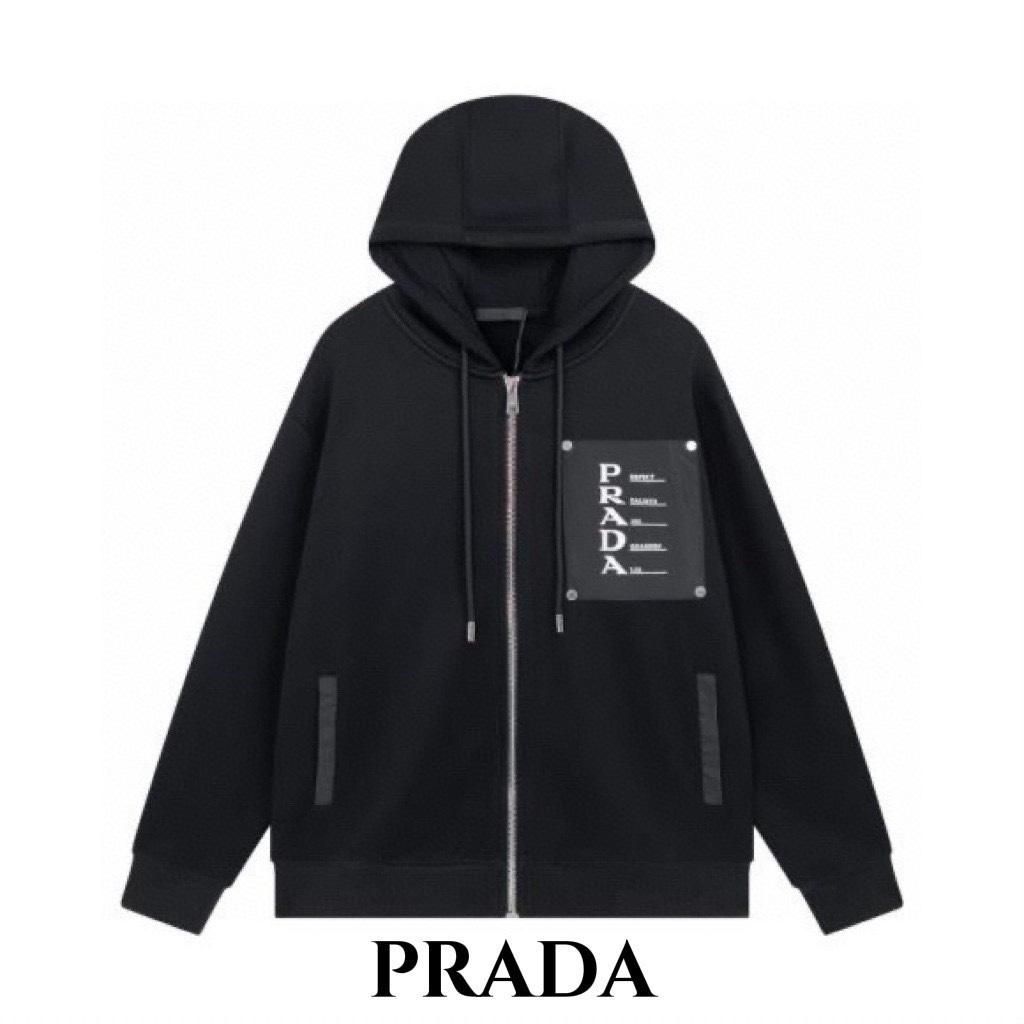 360 PRADA/普拉达 官网同款 男士徽标外套