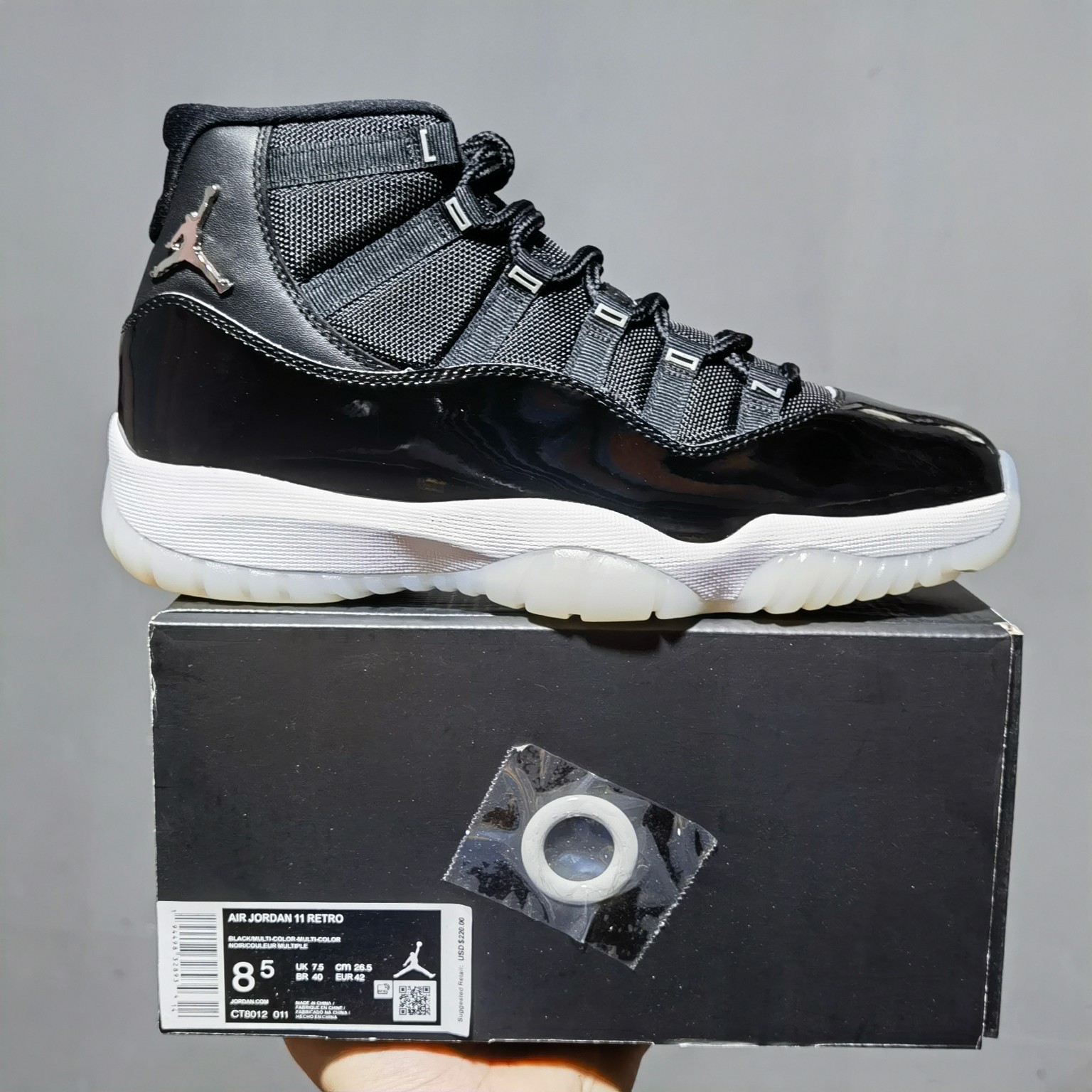 AJ11黑银尺码40-47.5总裁新