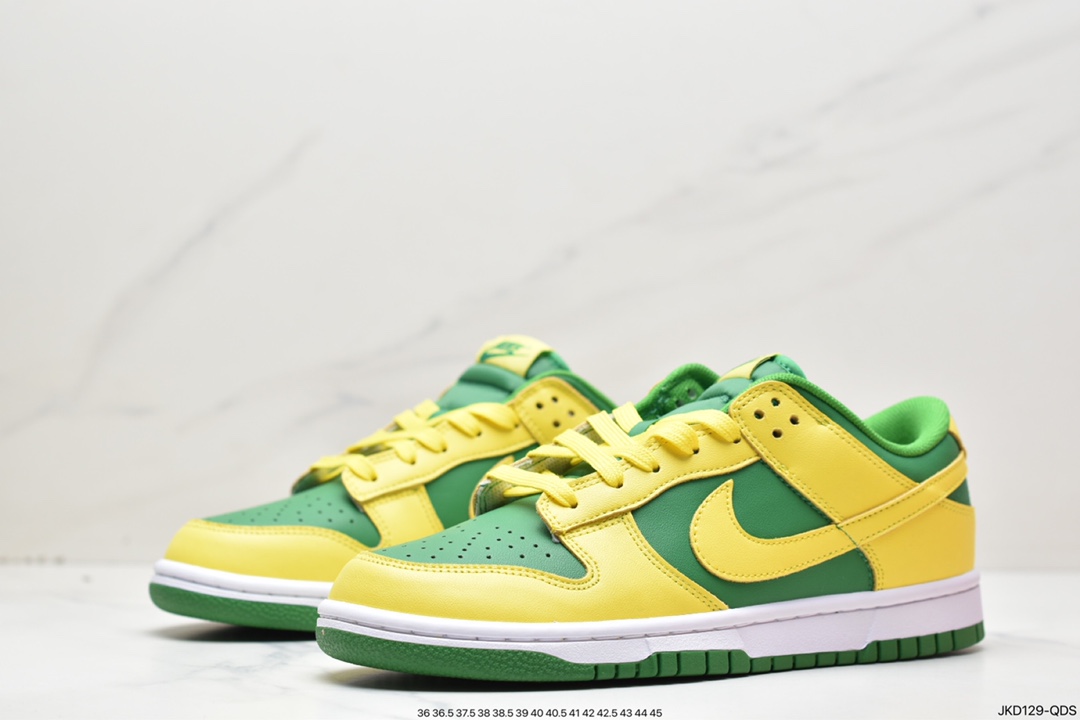 Nike SB Dunk Low Pro Retro Low Top Leather Casual Sports Skateboard Shoes DD1390-100