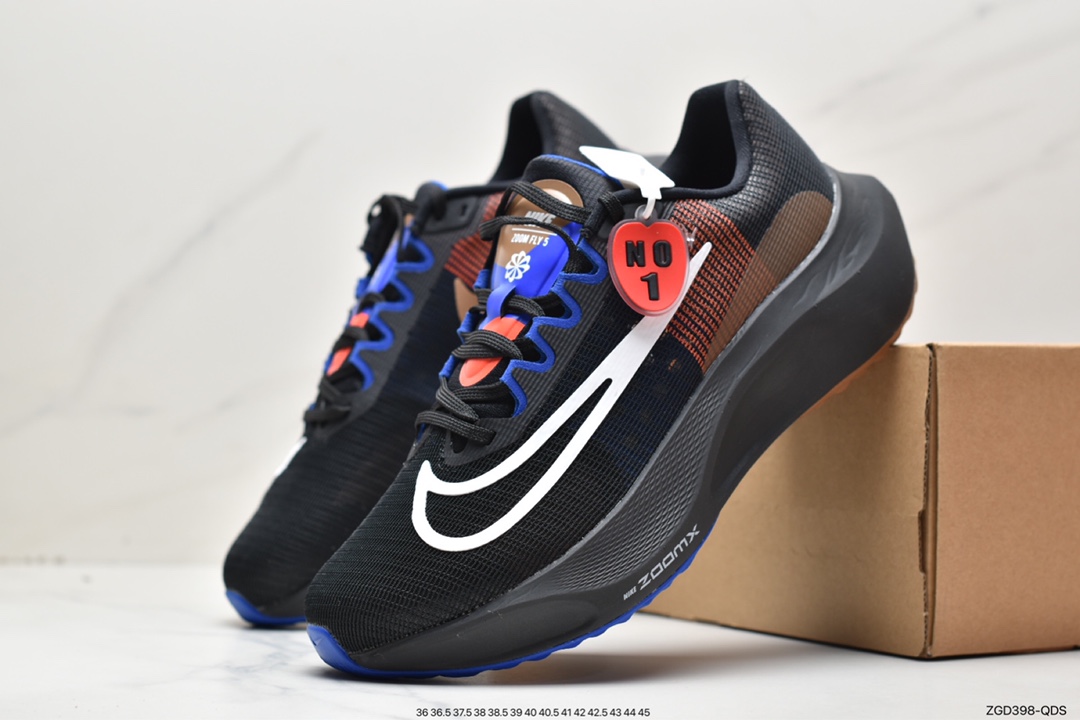 290 纯原Nk Zoom Fly 5超轻跑步鞋 REACT 泡棉搭配碳纤维板  DR9837-001