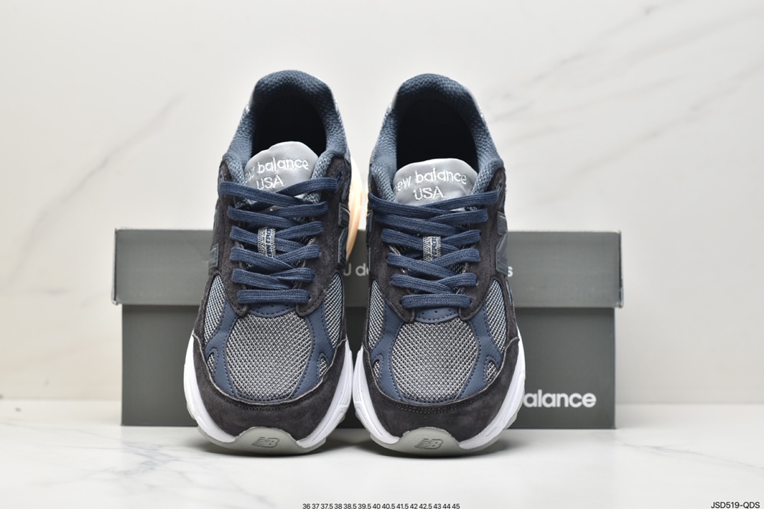 200 New Balance in USA M990V3三代系列美产血统经典复古休闲运动百搭老爹跑步鞋“午夜蓝奶油反光”M990KI3