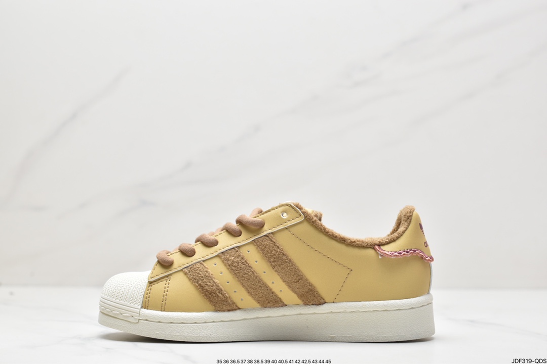 Adidas clover Originals Superstar ”Sail/Green/Lace” shell head series low help GY2526