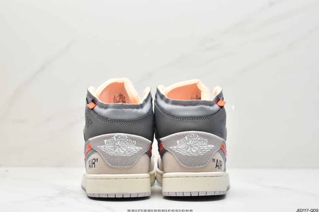 150 耐克NIKE Air Jordan I Mid 'White and Phantom'中帮DM9652-100