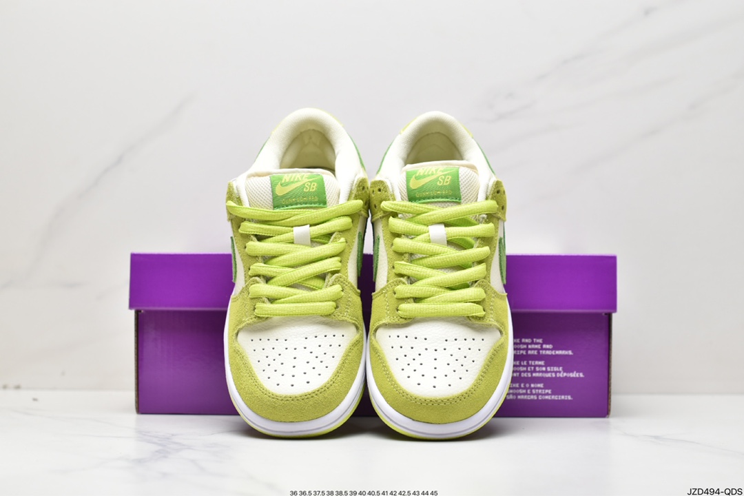 140 水果主题系列“青苹果”上线 SB Dunk Low”Green Apple”扣篮DM0807-300