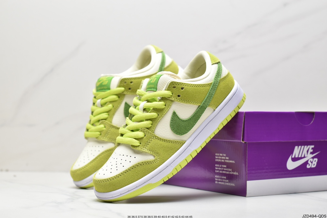 140 水果主题系列“青苹果”上线 SB Dunk Low”Green Apple”扣篮DM0807-300
