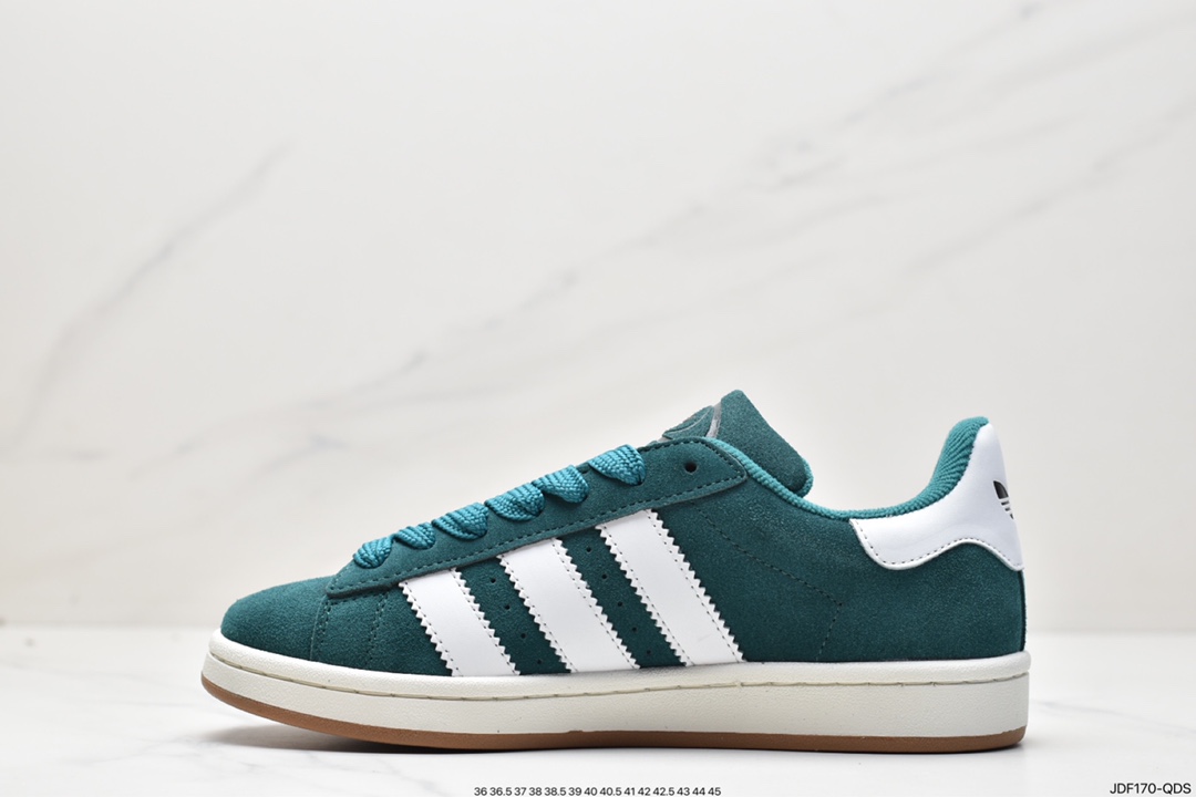 Adidas Originals Campus 00s College Series Bread Wind Classic Retro Low-top Sneakers ”Flip Hair Shallow HR1467