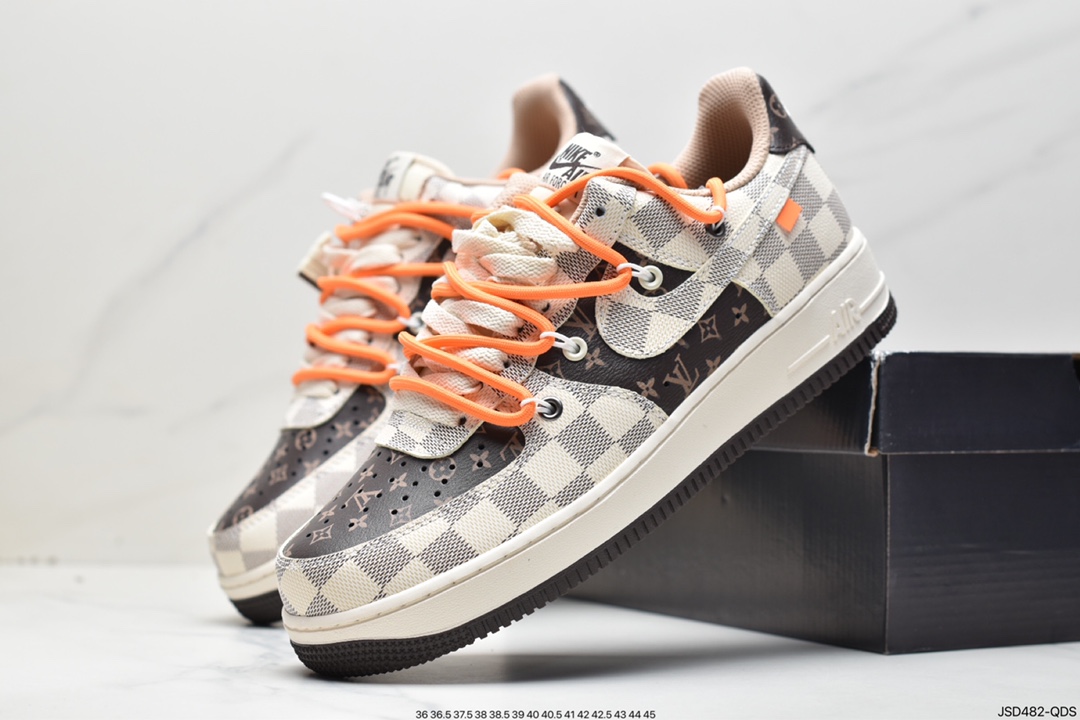 200 耐克 Nike Air Force 1 '07 空军一号休闲运动板鞋 CV1724-112