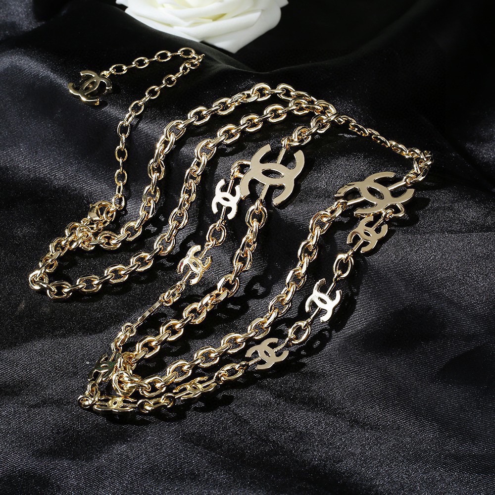 小香 Chanel 新品 字母腰链 代购级别 一比一品质 香奈鹅 系列 方形 经典cc logo 风格高