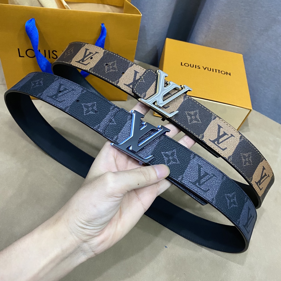 Louis Vuitton Belts Calfskin Cowhide