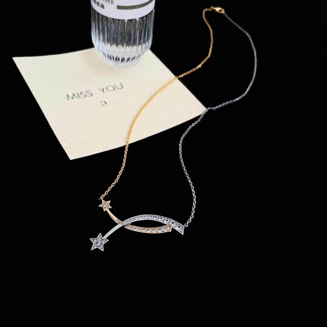 Found Replica
 Chanel Jewelry Necklaces & Pendants 7 Star Quality Designer Gold Platinum White Openwork