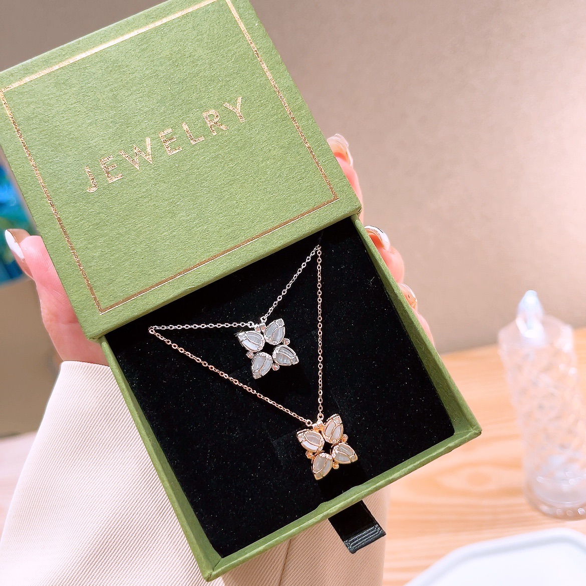 柔らか純銀ネックレスシルバー 親友へのプレゼント