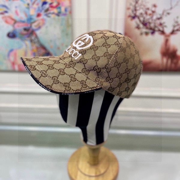 Top Gucci Hats Baseball Cap Embroidery Canvas Cowhide Fashion