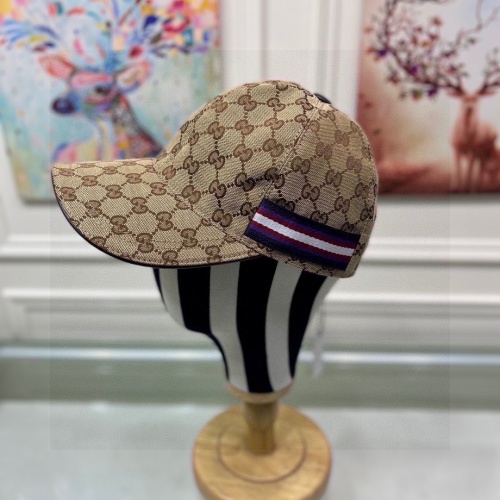 Gucci Classic Baseball Cap with Adjustable Strap, Canvas and Leather - Unisex 1 Gucci Classic Baseball Cap with Adjustable Strap, Canvas and Leather - Unisex