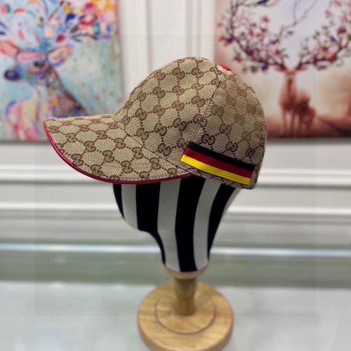 Gucci Classic Baseball Cap - Original Canvas, Leather Detail, Adjustable Fit