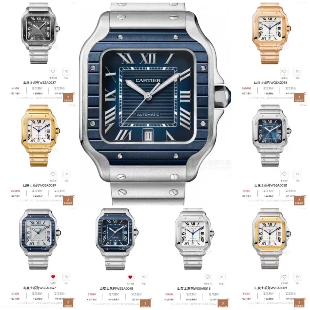NO:384758,Produced by THB White Shell Gold Shell THB Factory CARTIER Sandushi Series AF1 1 [Case] ​​Authentic mold opening, equipped with the best imported 316L material!  2【Dial】The dial with genuine mold opening!  3 [Ship Needle] The Swiss craft fired blue needle is the closest to the authentic baked blue needle!  4【Glass】Swiss whitening film/anti-strings/anti-hand patterns!  AF process processing, leaving no trace!  5 [Watch strap] is equipped with an ergonomic SmartLink disassembly system, the most sensitive quick disassembly function in the market 6 [Size] Men's model 39.8 mm x 47.5 mm, thickness 9.08, which is closest to the original version. 7 [Crown] Multi-section spinel sapphire 8 [Movement] is equipped with a 2824 movement and can be replaced with imported movement. 91:1 mold opening, so it can be truly interchangeable with the original accessories. Equipped with card. The two practical inventions of Diya's 'SmartLink' bracelet adjustment device and the 'QuickSwitch' strap quick replacement device!  The best luxury recommendation for gifts, please identify THB exclusive quality, stuart weitzman, cartier, cartier19860909THB 出品 白壳 金壳 THB Factory 卡地亚 CARTIER 山度士系列 AF1 1【表壳】正品开模,搭载最好的进口316L材质！ 2【表盘】正品开模出来的表盘！ 3【表针】瑞士工艺烧制蓝针,最接近正品的烤蓝针！ 4【玻璃】瑞士增透白膜/防弦/防手纹！AF工艺处理,不留痕迹！ 5【表带】配备人体工力学SmartLink拆卸系统,市场最灵敏度的快拆功能 6【尺寸】男款39.8毫米x47.5毫米,厚度9.08 跟原版最接近完美匹配 7【表冠】多切面尖晶蓝宝石 8【机芯】搭载2824机芯可换进口机芯 91:1开模,真正做到可同原版配件互换.配备卡.地亚实用两项发明“SmartLink”表链调节装置和“QuickSwitch”表带快速替换装置！送礼最佳奢华推荐请认准THB独家品质,,stuart weitzman,cartier,cartier,Watch