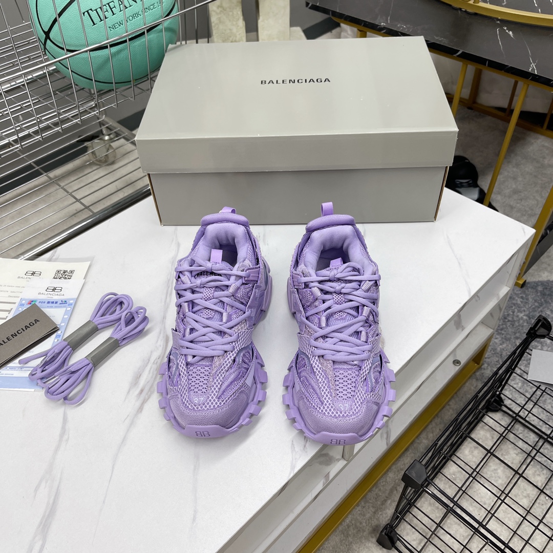 NO:165007,Balenciaga Track mesh sports dad shoes for women, purple 35~40, dad shoes, balenciaga, balenciaga19860909Balenciaga 巴黎世家 Track 网布运动老爹鞋 女款紫色35～40,老爹鞋,balenciaga,balenciaga,Women's Shoes