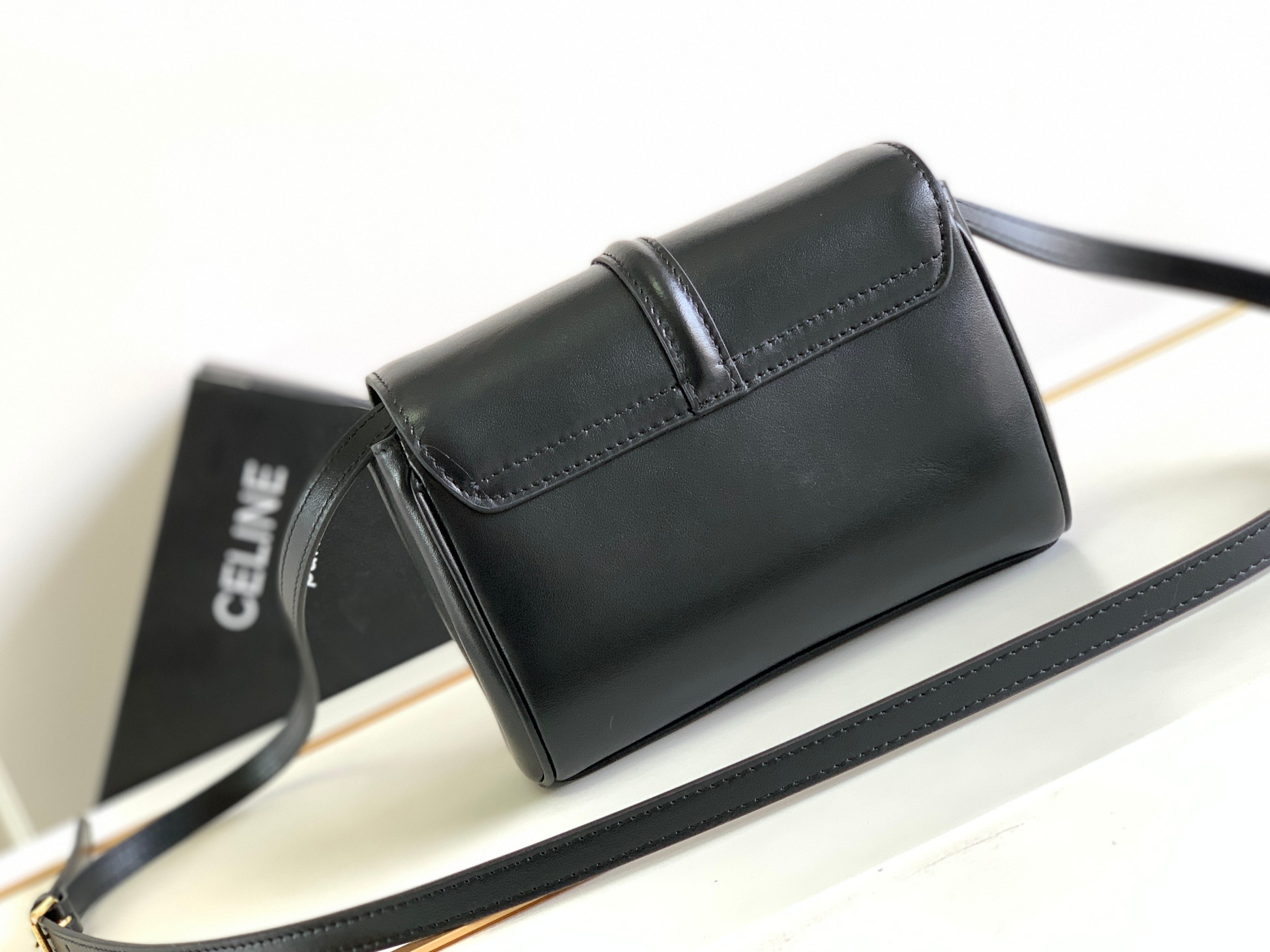 24s spring new products from the original factory|CELINE SOFT 16 mini smooth cow leather handbag