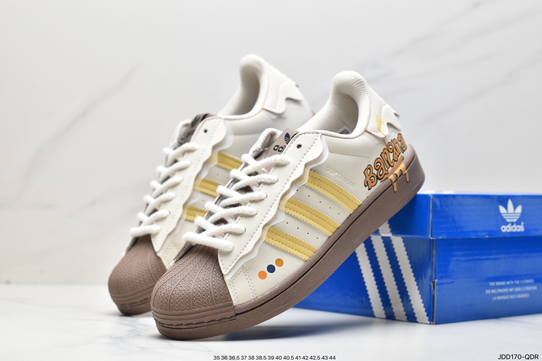 Adidas clover Originals Superstar ”Sail/Green/Lace” shell head GW4441