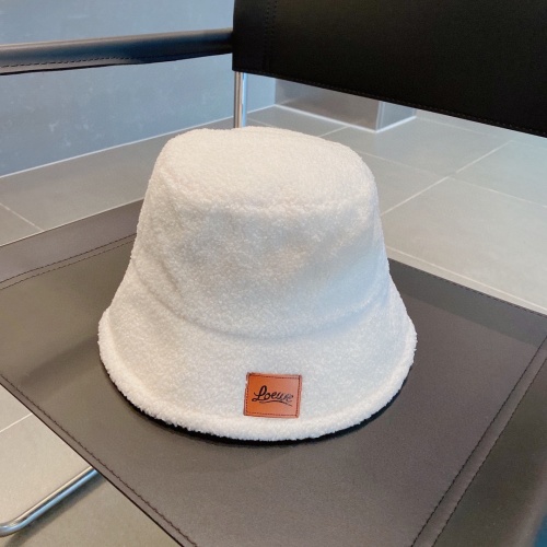 Loewe Lambswool Bucket Hat, Fashionable and Minimalist Design, Unisex 1 Loewe Lambswool Bucket Hat, Fashionable and Minimalist Design, Unisex