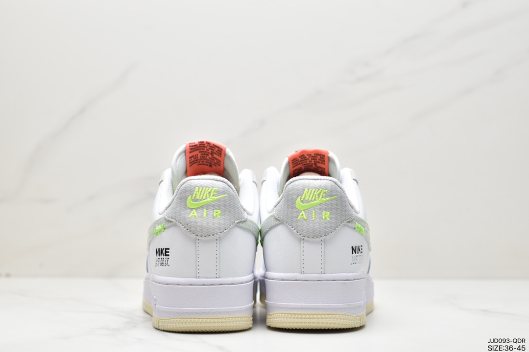 耐克Nike Air Force 1 Low Just Do It 白灰空军一号 FB1853-111