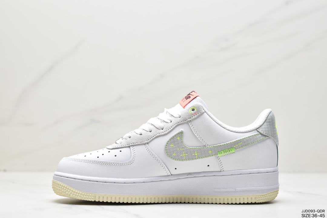 耐克Nike Air Force 1 Low Just Do It 白灰空军一号 FB1853-111