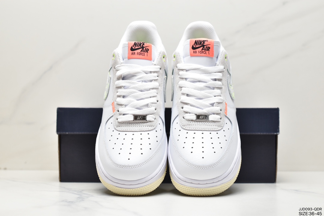 耐克Nike Air Force 1 Low Just Do It 白灰空军一号 FB1853-111