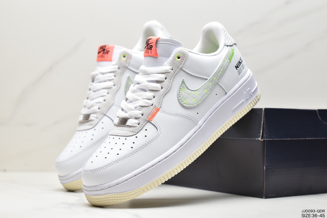 耐克Nike Air Force 1 Low Just Do It 白灰空军一号 FB1853-111