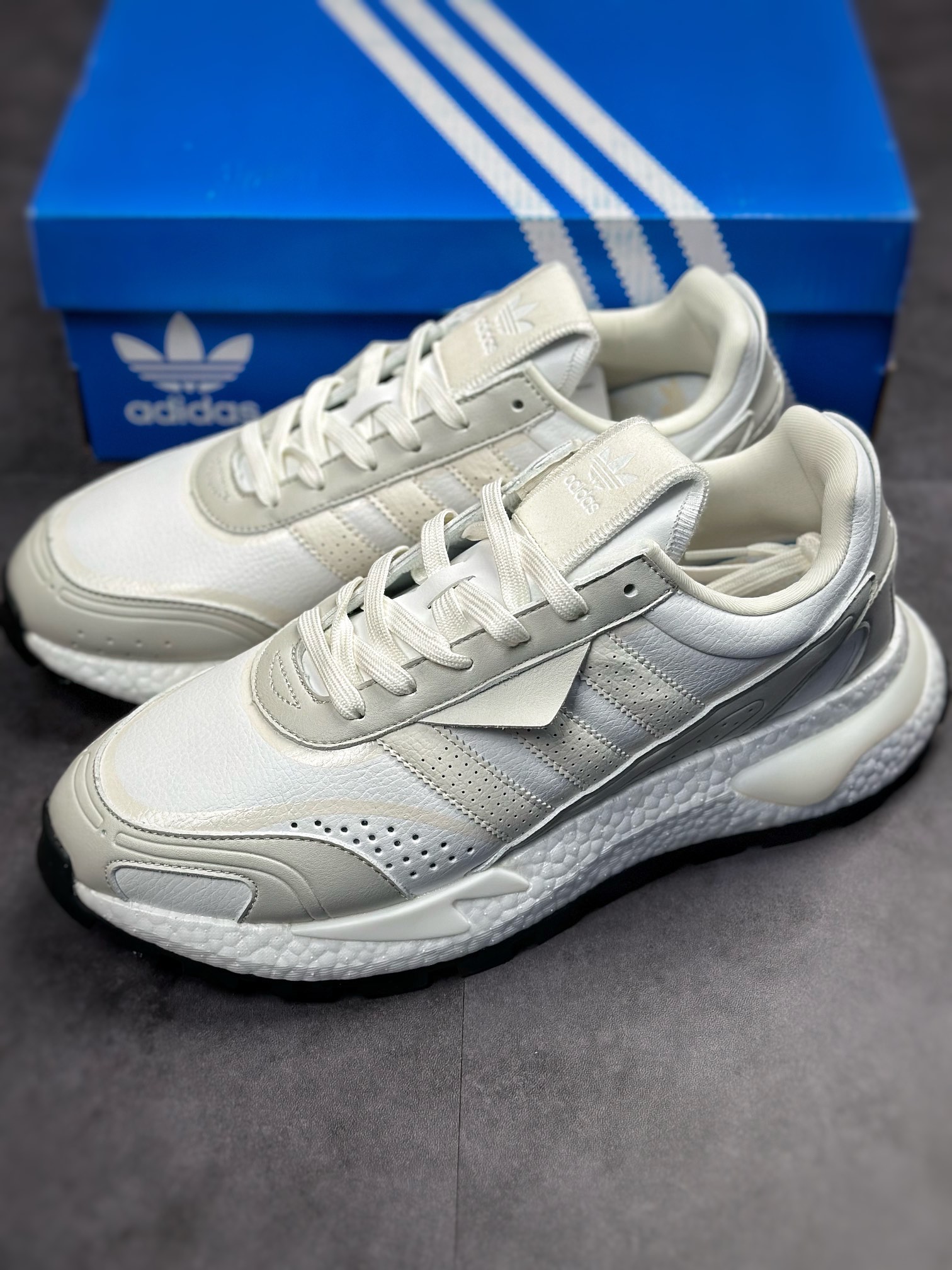 Adidas Retropy P9 popcorn midsole super elastic popcorn midsole casual running shoes GW9340