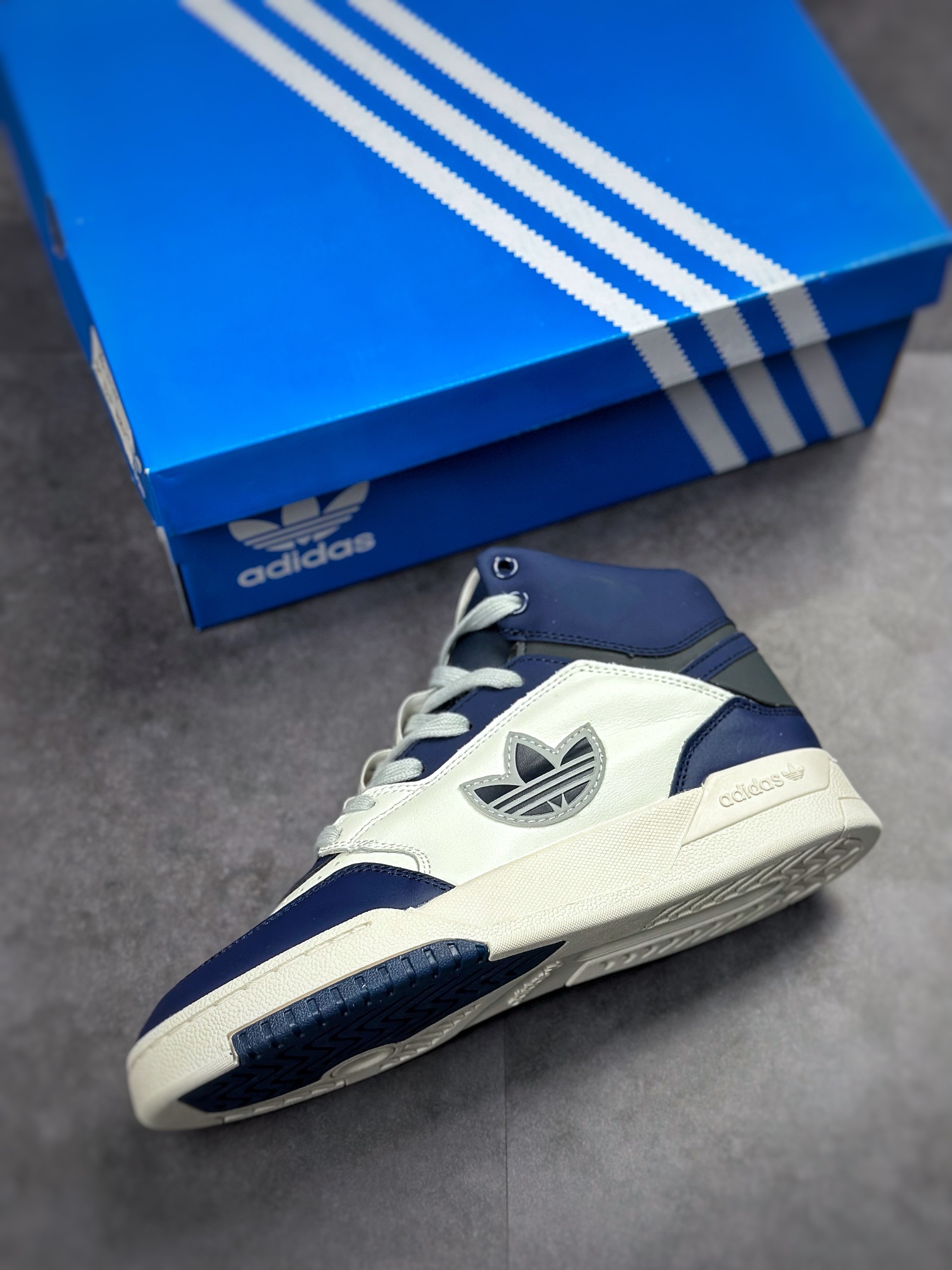 Overseas channel version original box original label Adidas Drop Step high-top classic campus retro sneakers HQ6946