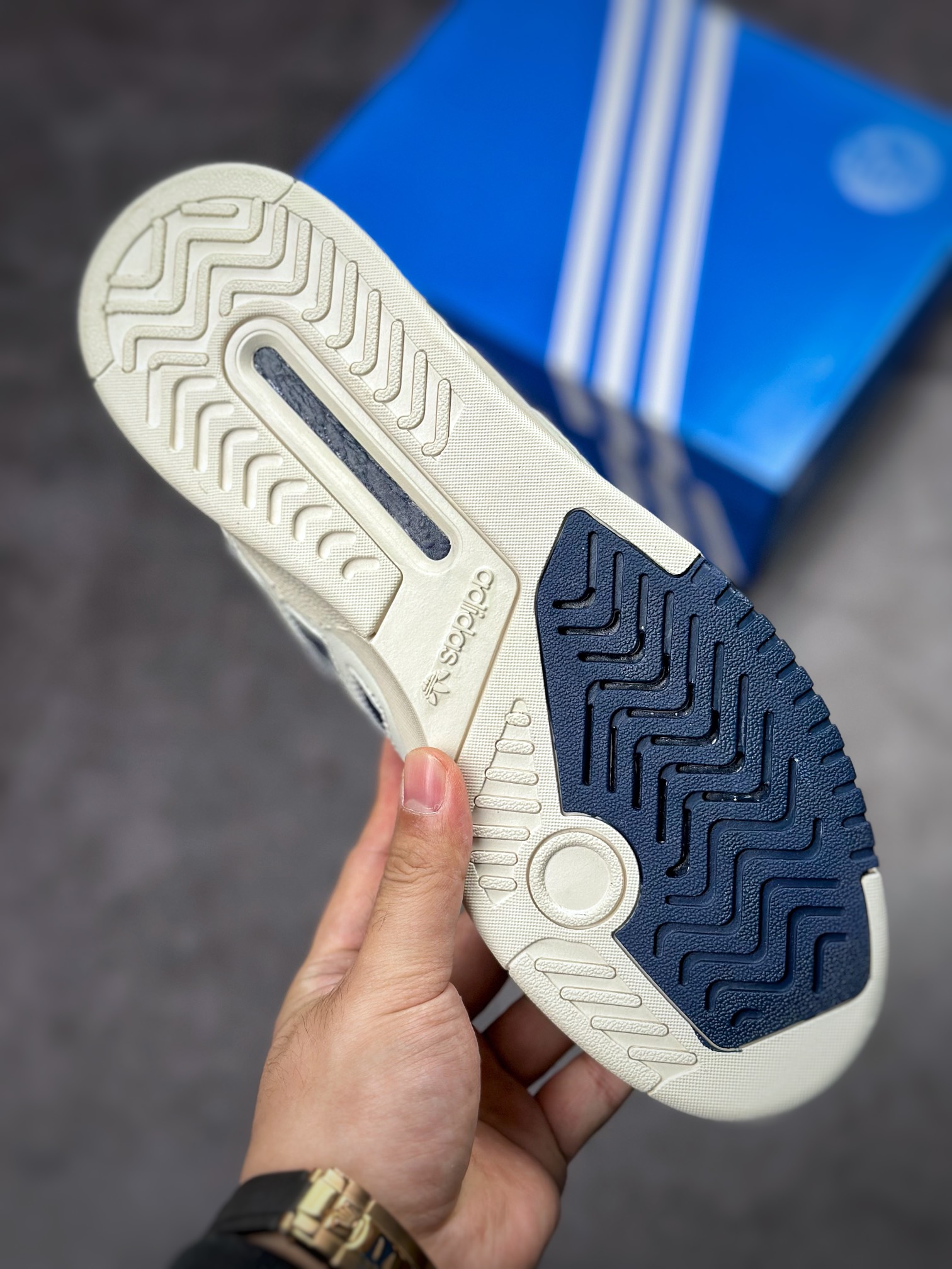 Overseas channel version original box original label Adidas Drop Step high-top classic campus retro sneakers HQ6946