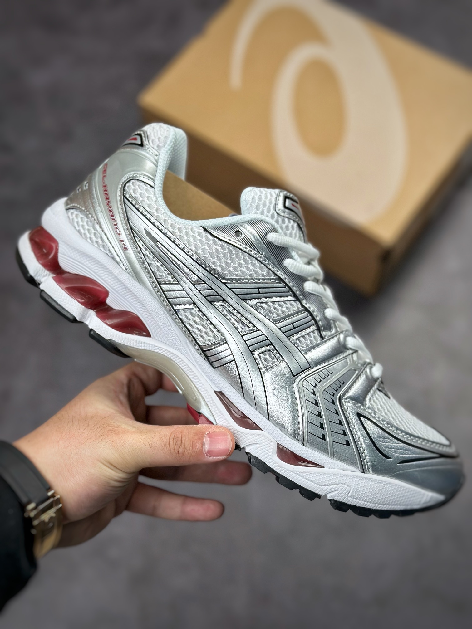 Asics Gel-Kayano 14 Edition Sports Casual Breathable Professional Running Shoes 1201A019-104