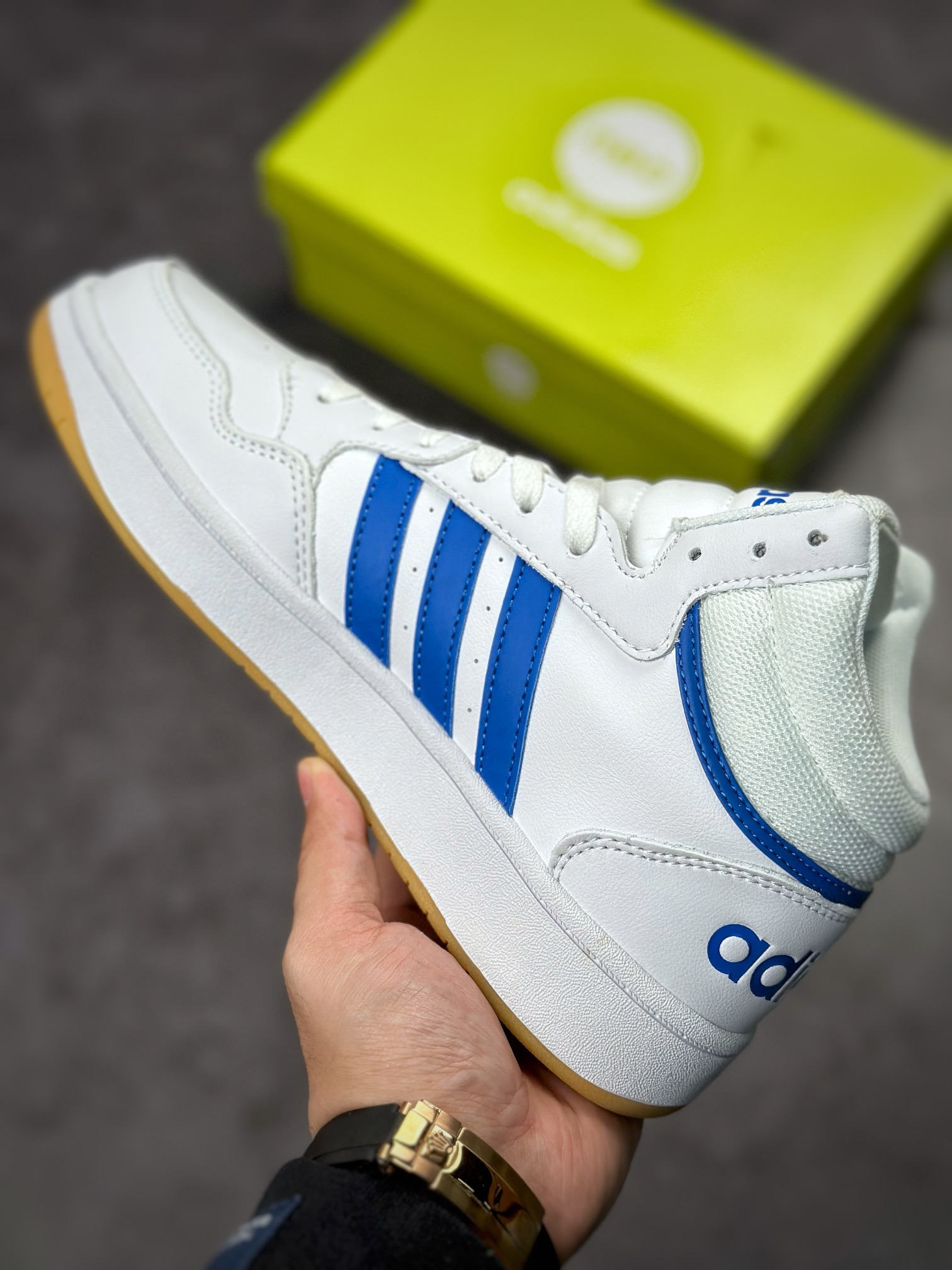 170 adidad HOOPS 3.0 百搭单品网球运动休闲高帮板鞋 GF3021