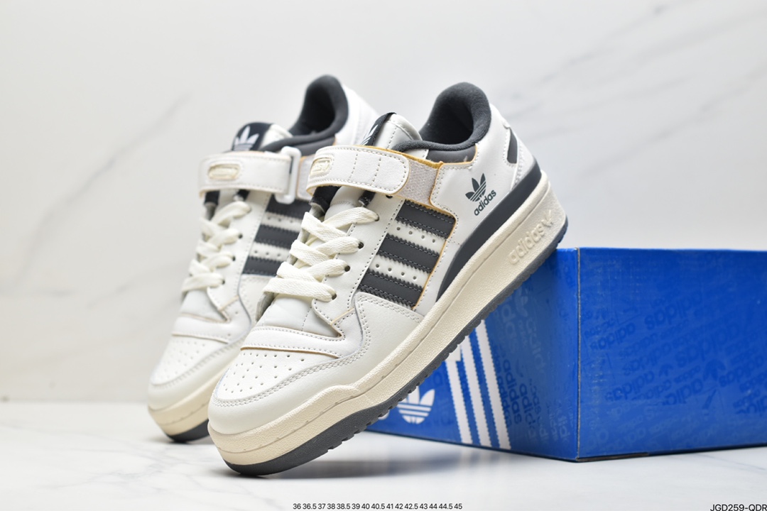 Overseas channel version original box original label Adidas Originals Forum 84 Low Tan classic retro sneakers GW4334