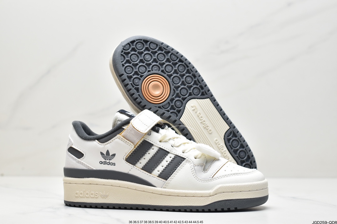 Overseas channel version original box original label Adidas Originals Forum 84 Low Tan classic retro sneakers GW4334